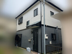 千葉県松戸市、社員寮の屋根塗装と外壁塗装 - K-WORKSの外壁塗装・屋根塗装・防水工事